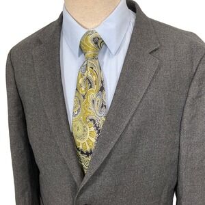 Z Zegna Turati Blazer Men 44R Gray Washable Tech Merino Wool Unstructured Jacket